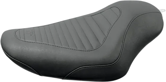 Mustang Black Tuck Roll Tripper Front Solo Driver Seat