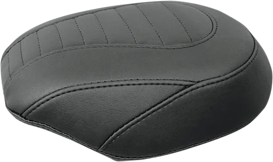 Mustang Black Tuck & Roll Tripper Rear Passenger Pillion Seat 1