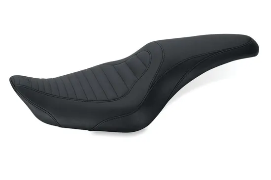 Mustang Black Tuck Roll 2Up Tripper Fastback 1Pc Seat