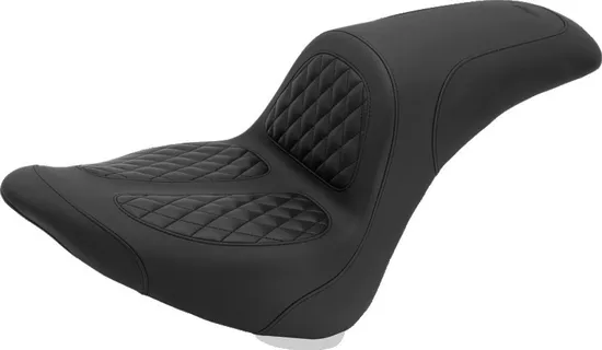 Mustang Perewitz Signature Black Diamond Stitch Fastback 1Pc Seat