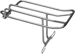 Harddrive Chrome Luggage Storage Rack