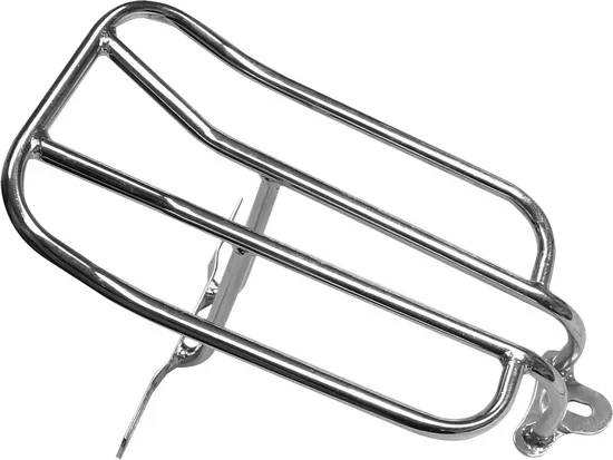 Harddrive Chrome Luggage Storage Rack