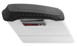 Mustang Black Pearl Studded Saddlebag Lid Protector Cover 3