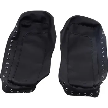 Mustang Black Pearl Studded Saddlebag Lid Protector Cover 5