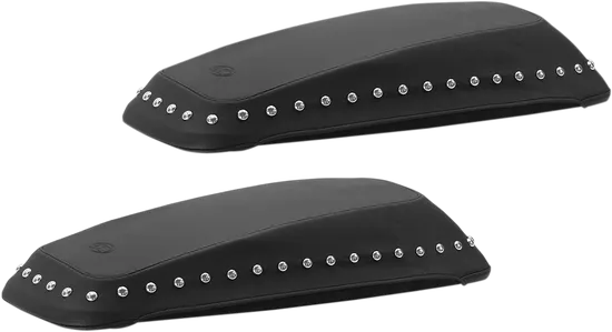 Mustang Black Studded Saddlebag Lid Protector Cover
