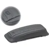 Mustang Black Vinyl Blue Diamond Stitch Saddlebag Lid Covers