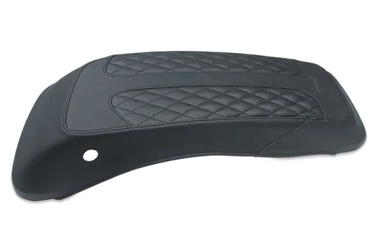 Mustang Black Diamond Stitch Saddlebag Lid Protector Cover