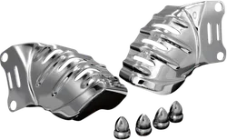 Kuryakyn Slotted Brembo Brake Caliper Covers Pair Chrome
