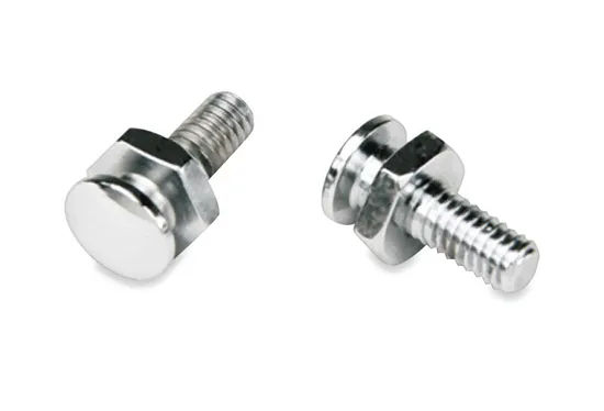 Mustang Chrome 5/16"-18 Solo Seat Mounting Bolt Pair