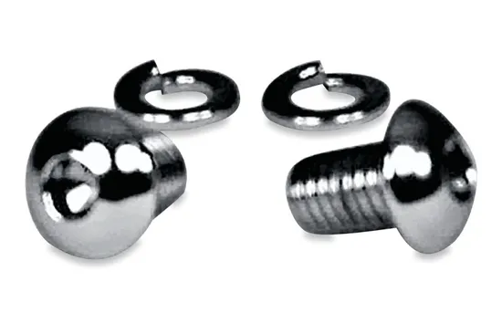 Mustang Chrome 1/2"-13 Solo Seat Side Mounting Bolt Pair