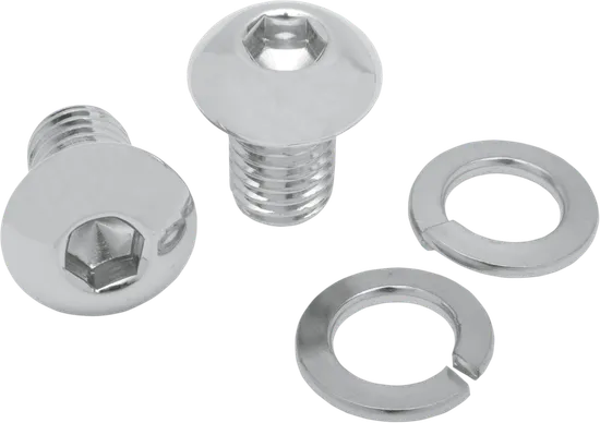 Mustang Chrome 1/2"-13 Solo Seat Side Mounting Bolt Pair