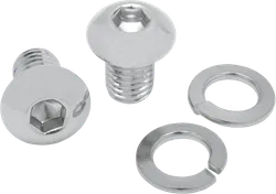 Mustang Chrome 1/2"-13 Solo Seat Side Mounting Bolt Pair