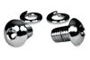 Mustang Chrome 1/2"-13 Solo Seat Side Mounting Bolt Pair