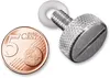 Mustang Chrome 1/4"-20 Quarter Turn Knurled Seat Thumb Screw