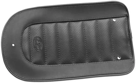 Mustang Black Tuck & Roll Felt Lined Fender Protector Bib