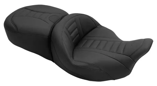 Mustang Black 2 Up Super Touring Deluxe 1 Pc Seat 2