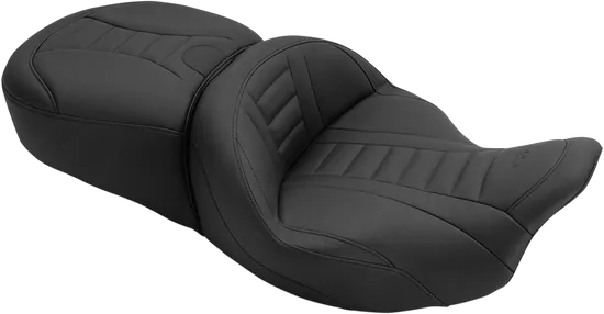 Mustang Black 2 Up Super Touring Deluxe 1 Pc Seat 1
