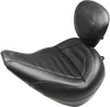 Mustang Tuck Roll Touring Solo Seat W Backrest
