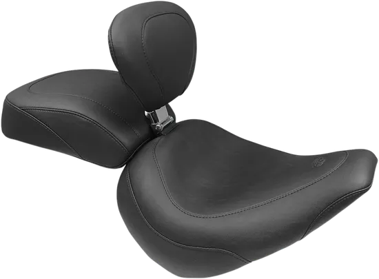 Mustang Black Wide Tripper Solo Seat Backrest