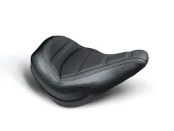 Mustang Black Tuck Roll Touring Solo Seat w Backrest