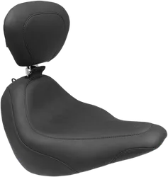 Mustang Black Wide Tripper Solo Driver Seat w Backrest
