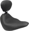 Mustang Black Wide Tripper Solo Driver Seat w Backrest