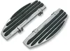 Kuryakyn Black Chrome ISO Driver Floorboards Set