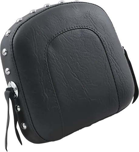 Mustang Black Studded Medallion Style Sissy Bar Pad 9.5" x 9"