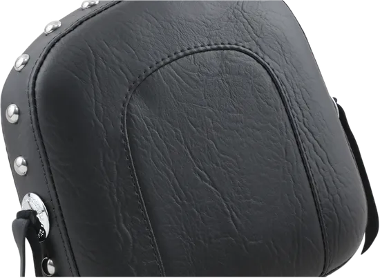 Mustang Black Studded Medallion Style Sissy Bar Pad 9.5" x 9"