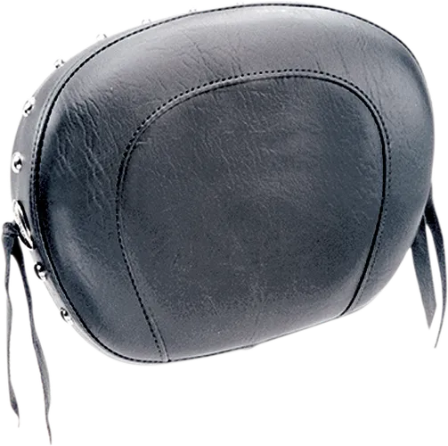 Mustang Black Studded Medallion Style Sissy Bar Pad 12" x 9"