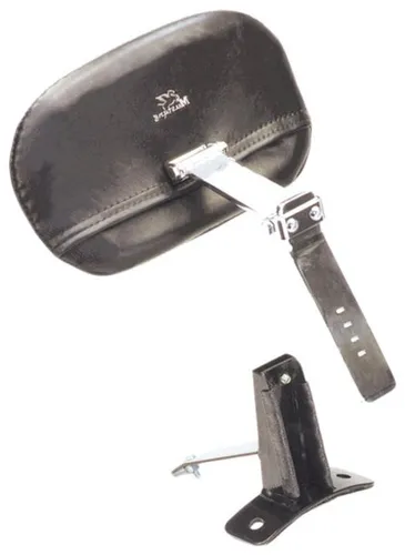 Mustang Black Original Regal Driver Backrest Sissy Bar Pad Kit