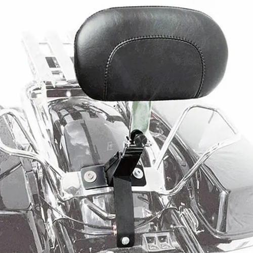 Mustang Black Studded Driver Backrest Sissy Bar Pad Kit