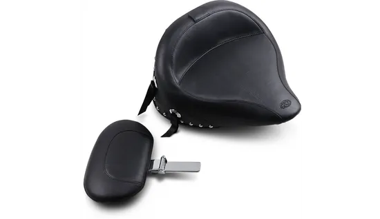 Mustang Wide Touring Solo Seat Removable Backrest