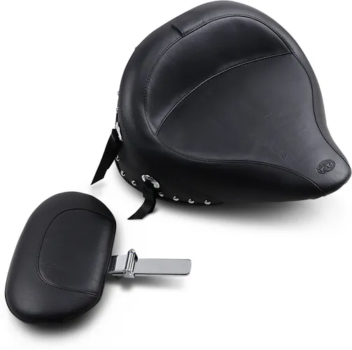 Mustang Wide Touring Solo Seat Removable Backrest 1