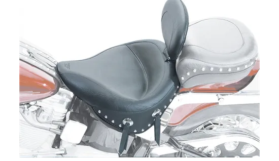Mustang Wide Touring Solo Seat Removable Backrest