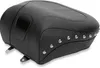 Mustang Black Studded Wide Touring Passenger Seat
