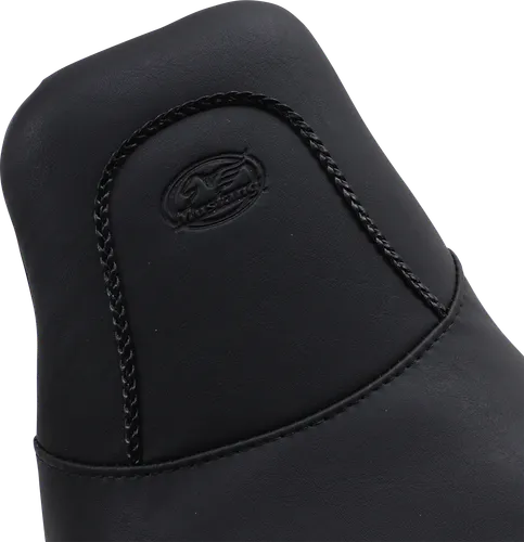 Mustang Black Standard Touring Solo Seat w Backrest 2