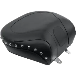 Mustang Black Studded Wide Touring Passenger Seat