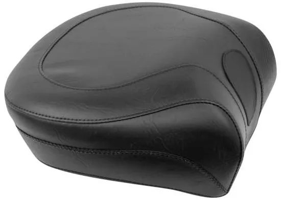 Mustang Black Wide Touring Recessed Passenger Seat