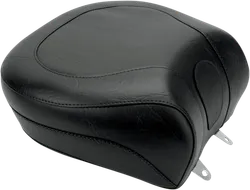 Mustang Black Wide Touring Recessed Passenger Seat