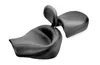 Mustang Black Vintage Wide Touring 2pc Seat w Backrest
