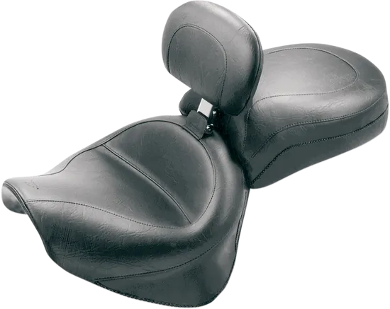 Mustang Black Wide Touring 2pc Seat Backrest