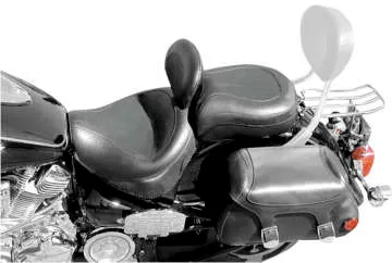 Mustang Black Wide Touring 2pc Seat Backrest