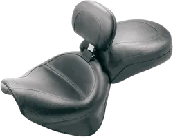 Mustang Black Wide Touring 2pc Seat Backrest