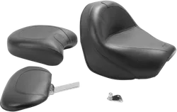 Mustang Black Standard Touring 2pc Seat W Backrest