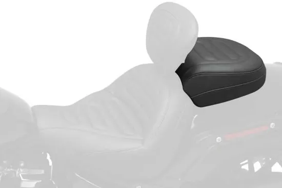 Mustang Black Trapizoid Max Profile Passenger Touring Seat