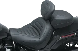 Mustang Black Trapizoid Max Profile Passenger Touring Seat