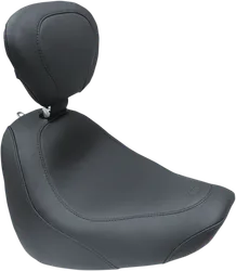Mustang Black Wide Tripper Solo Driver Seat w Backrest
