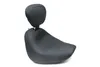 Mustang Black Wide Tripper Solo Driver Seat w Backrest