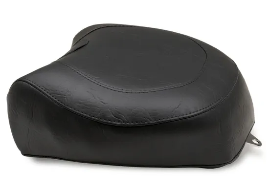 Mustang Black Wide Touring Recessed Passenger Seat 1